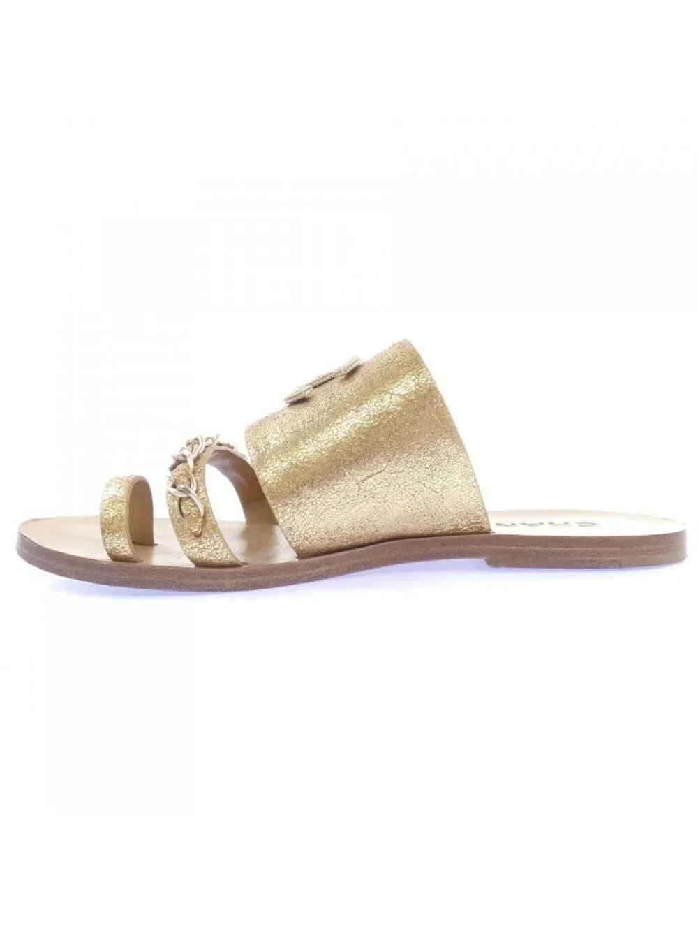 Chanel Sandals Gold